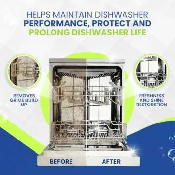 True Fresh Dishwasher Cleaner Tablets for Deep Cleaning & Freshness