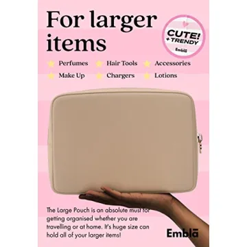 Embla Makeup Bag - Stylish Makeup Organizer for Travel