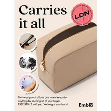 Embla Makeup Bag - Stylish Makeup Organizer for Travel