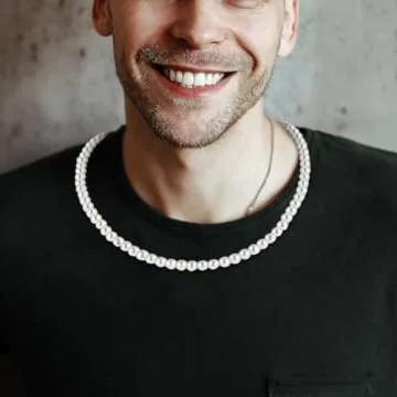 Pearl Necklaces Imitation Pearl Choker Necklace for Women Bridesmaid Jewelry Gift for Wedding Daily Wear, Party (Gold)