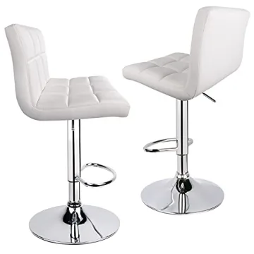 Affordable Adjustable Swivel Bar Stools Set of 2