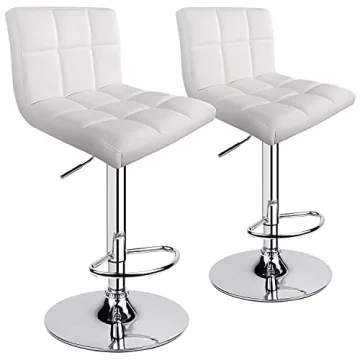 Affordable Adjustable Swivel Bar Stools Set of 2