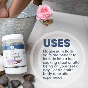 Health and Wisdom Magnesium Bath Salt - Premium Relaxation Crystals