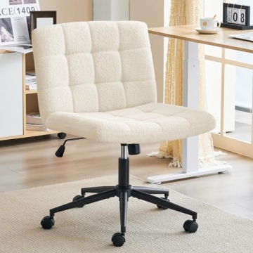 Furnimart Swivel Criss Cross Legged Chair for Home Office
