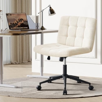 Furnimart Swivel Criss Cross Legged Chair for Home Office