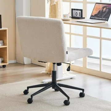 Furnimart Swivel Criss Cross Legged Chair for Home Office