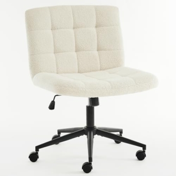 Furnimart Swivel Criss Cross Legged Chair for Home Office
