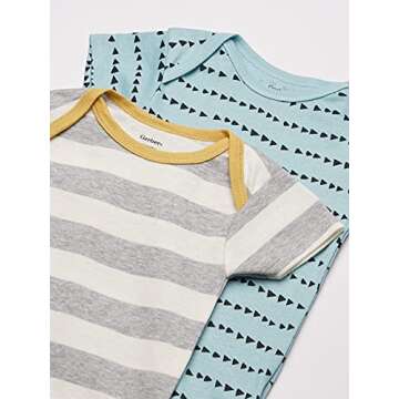 Gerber Baby Boy's Dinosaur Bodysuit 8-Pack for Newborns