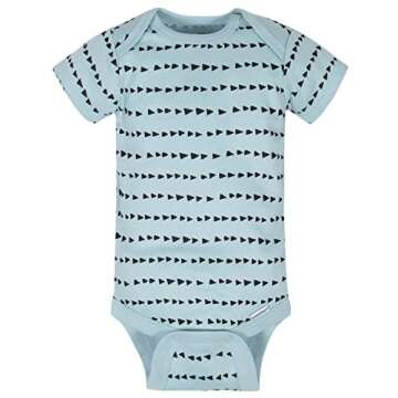 Gerber Baby Boy's Dinosaur Bodysuit 8-Pack for Newborns