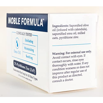 Noble Formula ZnP Emu Oil Acne Soap for Clear Skin