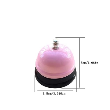 Pink Restaurant Bell for Service & Fun Activities