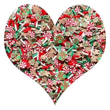 EHOPE Fake Christmas Sprinkles for Nail Art and DIY Crafts (40g)