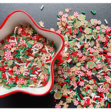 EHOPE Fake Sprinkles for Christmas Crafts and Nail Art