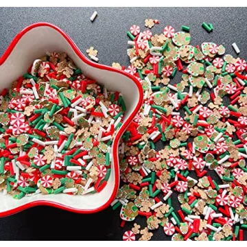 EHOPE Fake Sprinkles for Christmas Crafts and Nail Art