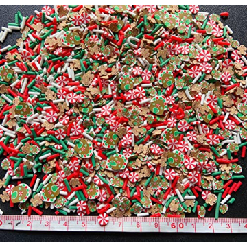 EHOPE Fake Sprinkles for Christmas Crafts and Nail Art