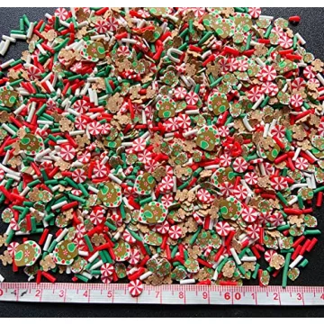 EHOPE Fake Sprinkles for Christmas Crafts and Nail Art