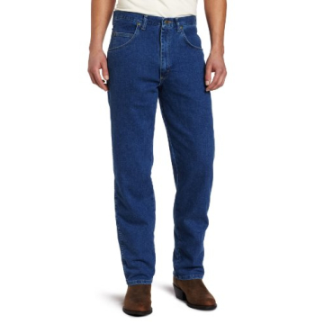 Wrangler Men's Trail Trekker Relaxed Fit Jeans - Stonewashed 46W x 28L US