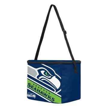 FOCO Seattle Seahawks Big Logo Stripe 12 Pack Cooler
