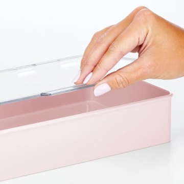 mDesign Stackable Storage Bin for Kitchen and Office