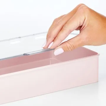 mDesign Stackable Storage Bin for Kitchen and Office