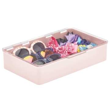 mDesign Stackable Storage Bin for Kitchen and Office