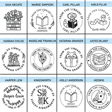 Custom Book Embosser Personalized for Book Lovers