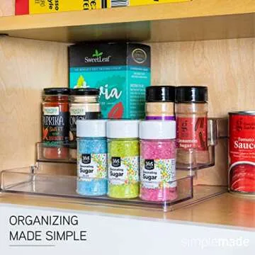 SIMPLEMADE 3-Tier Spice Rack Organizer for Home & Office