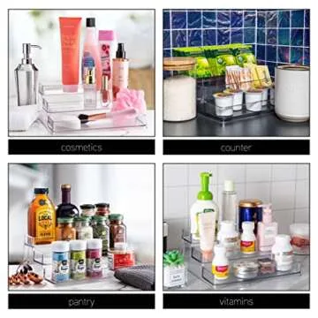 SIMPLEMADE 3-Tier Spice Rack Organizer for Home & Office