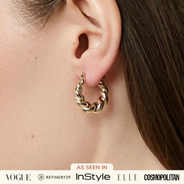 Ana Luisa Gold Hoop Earrings - Elegant Everyday Luxury