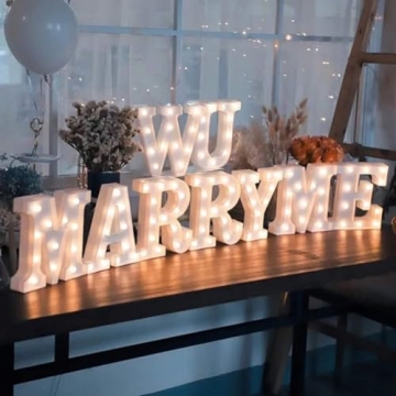 MUMUXI Marquee Light Up Letters - Decorative Battery Powered Signs
