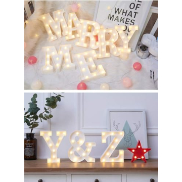 MUMUXI Marquee Light Up Letters - Decorative Battery Powered Signs