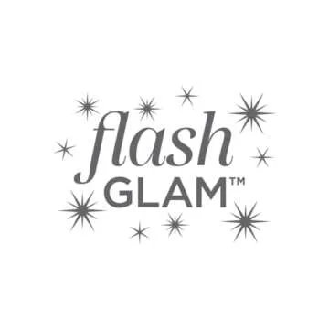 Gelish Flash Glam Glitter Gel Polish – Sparkling Flash-Activated Glitter, Long-Lasting, High-Shine, Chip-Resistant, Vegan & Cruelty-Free Professional Polish (Bright Up My Alley, 15mL)