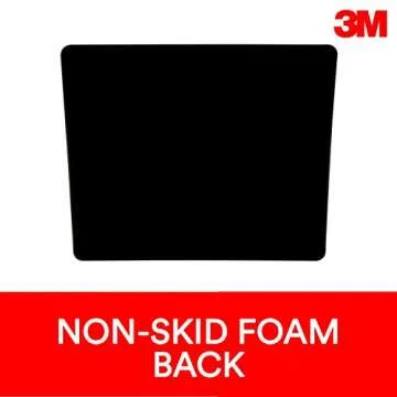 3M Precise Mouse Pad Enhances the Precision of Optical Mice at Fast Speeds, Easy to Clean, Stays in Place, 9 in x 8 in (MP114-BSD1)