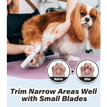 Casfuy Cordless Dog Paw Trimmer for Easy Pet Grooming