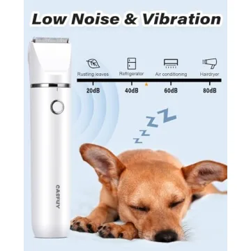 Casfuy Cordless Dog Paw Trimmer for Easy Pet Grooming