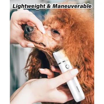 Casfuy Cordless Dog Paw Trimmer for Easy Pet Grooming