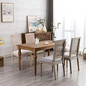 Chairus Dining Chairs Set of 2 - Elegant Farmhouse Style