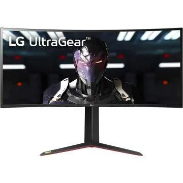LG UltraGear 34-Inch Curved Gaming Monitor - QHD