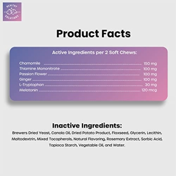 Calming Chews for Dogs - Stress Relief Treats for Pets