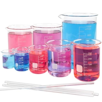Durable Borosilicate Glass Beaker Set - Versatile Sizes Included