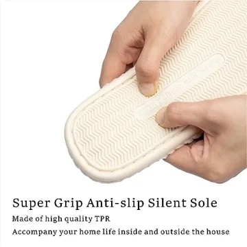 Chantomoo Women’s Cozy Memory Foam House Slippers