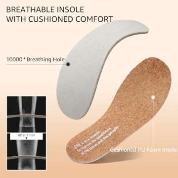 STQ Women's Comfortable Slip-On Loafers with Memory Foam