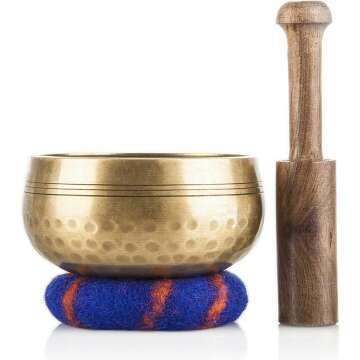 Tibetan Singing Bowl for Meditation & Mindfulness