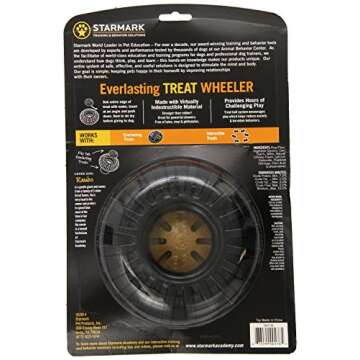 Starmark Everlasting Treat Wheeler Dog Toy Large
