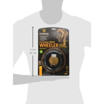 Starmark Everlasting Treat Wheeler Dog Toy Large