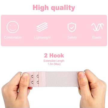 Comfortable Bra Extender for All Common Bra Models