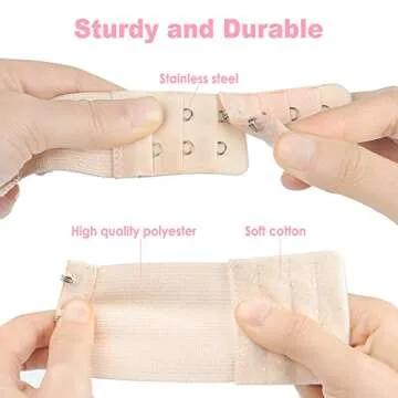 Comfortable Bra Extender for All Common Bra Models