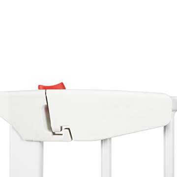 Bonnlo 120-Inch Metal Baby Safety Gate for Toddlers