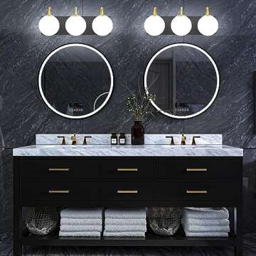 Mid Century Modern Bathroom Light Fixtures for Style