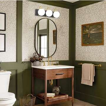 Mid Century Modern Bathroom Light Fixtures for Style